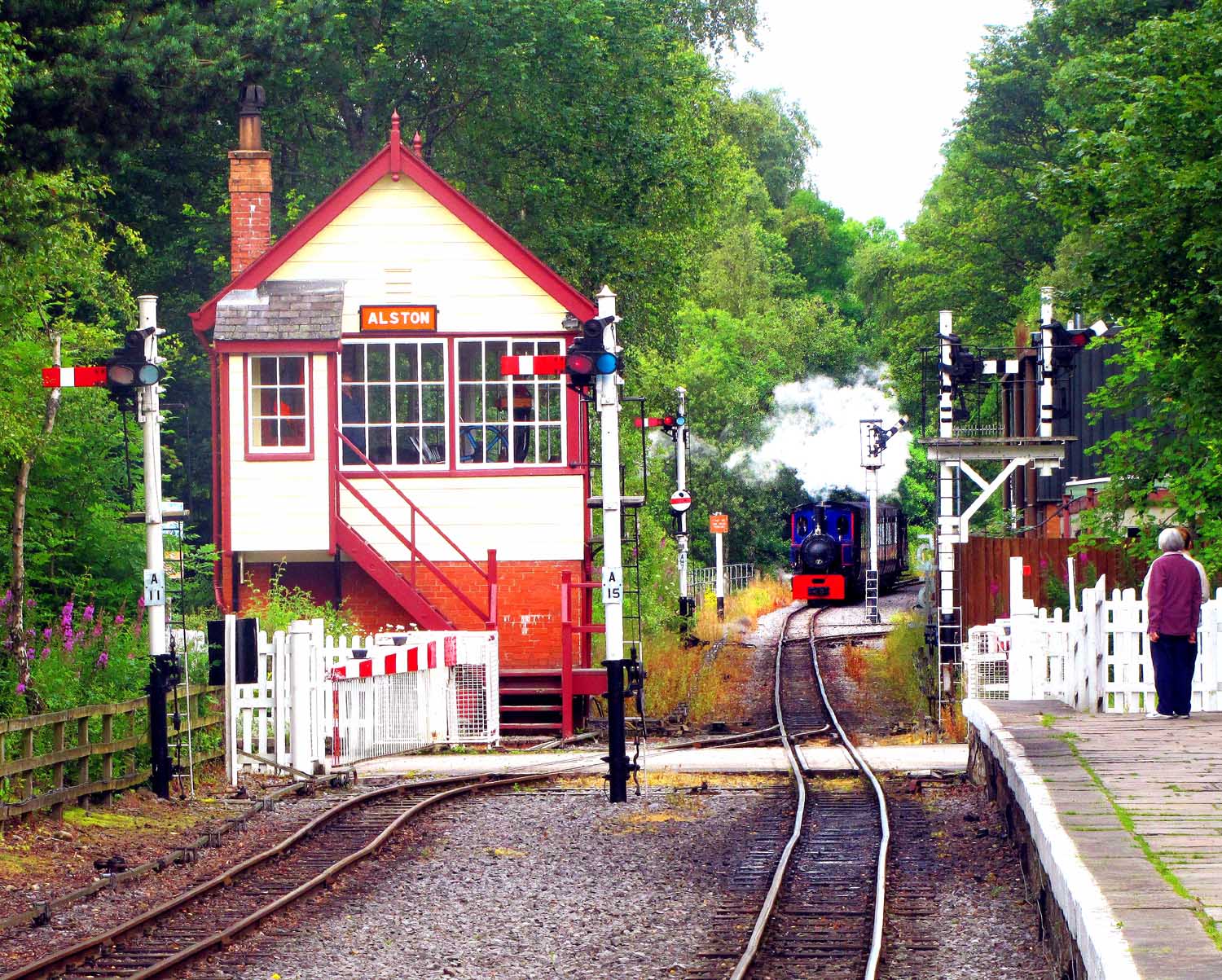 On track at the community rail line