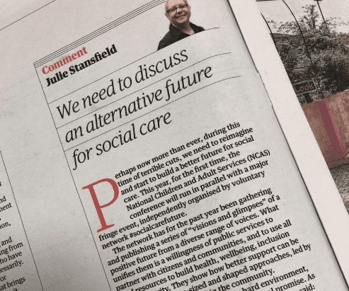 An alternative future in Health and Social Care