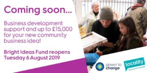 People with Bright Ideas for a community business urged to apply for share of £3.2m fund